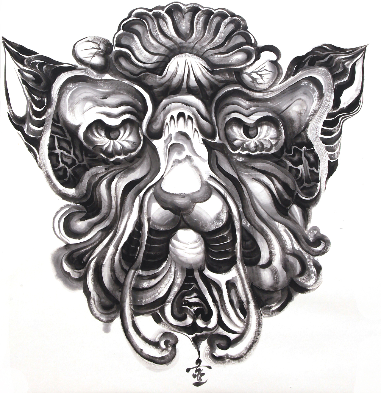 水墨作品（图ZOTk1Nzk0NTY=） - 绘画 - 站酷设计师朱敬一原创素材 - 站酷ZCOOL