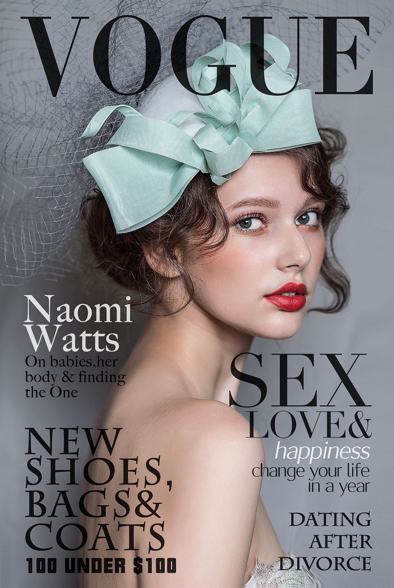 人像精修-杂志海报