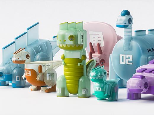 塑料恐龙 plastic dinosaur