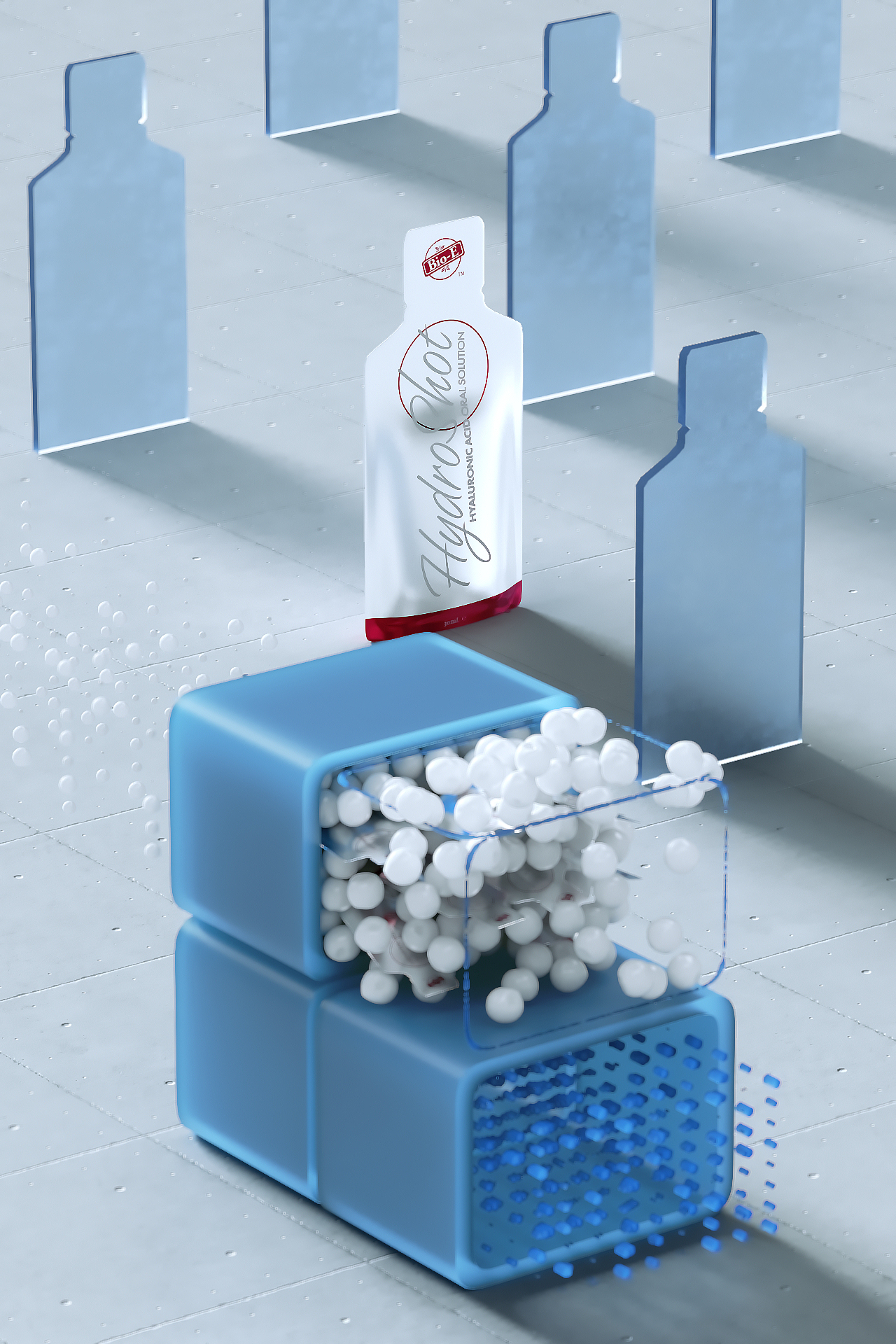 C4D RS红移渲染器 电商产品创意场景综合