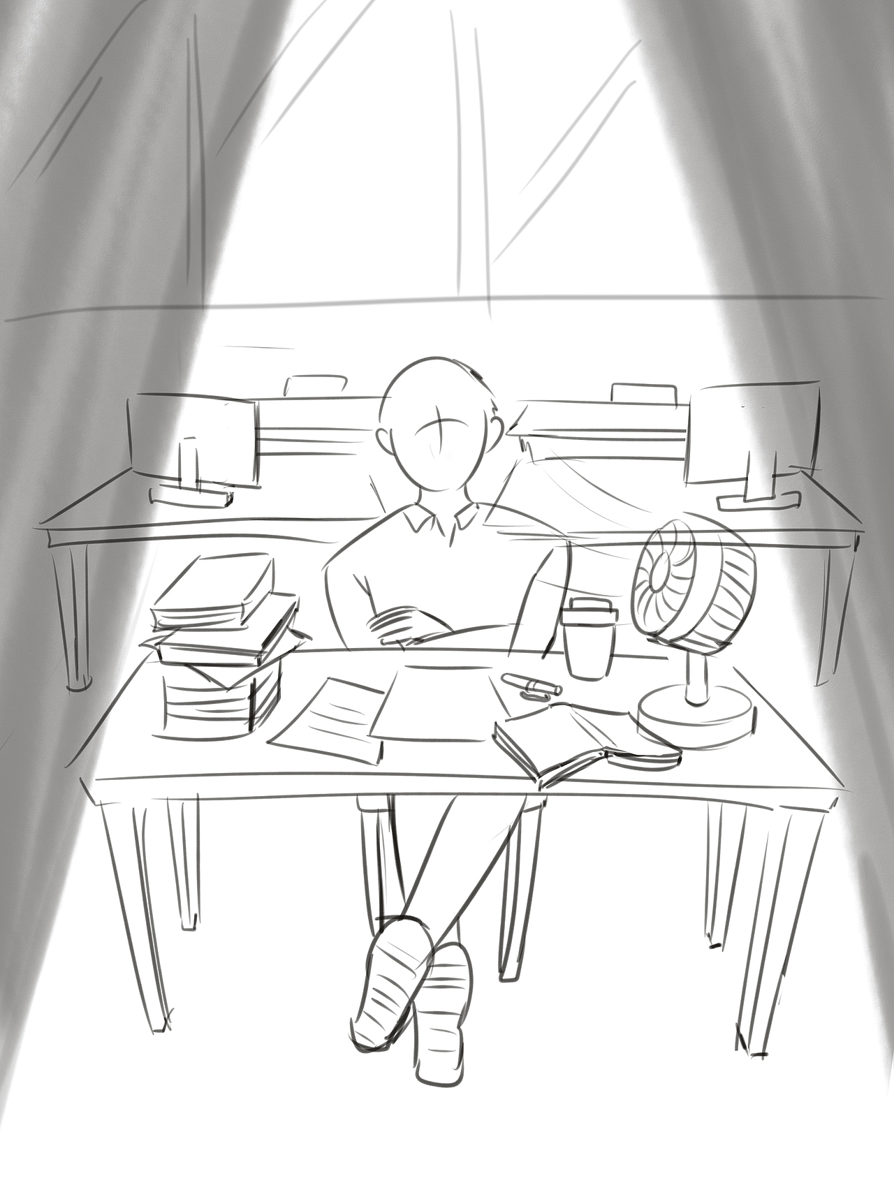 京东618风扇节活动海报拍摄