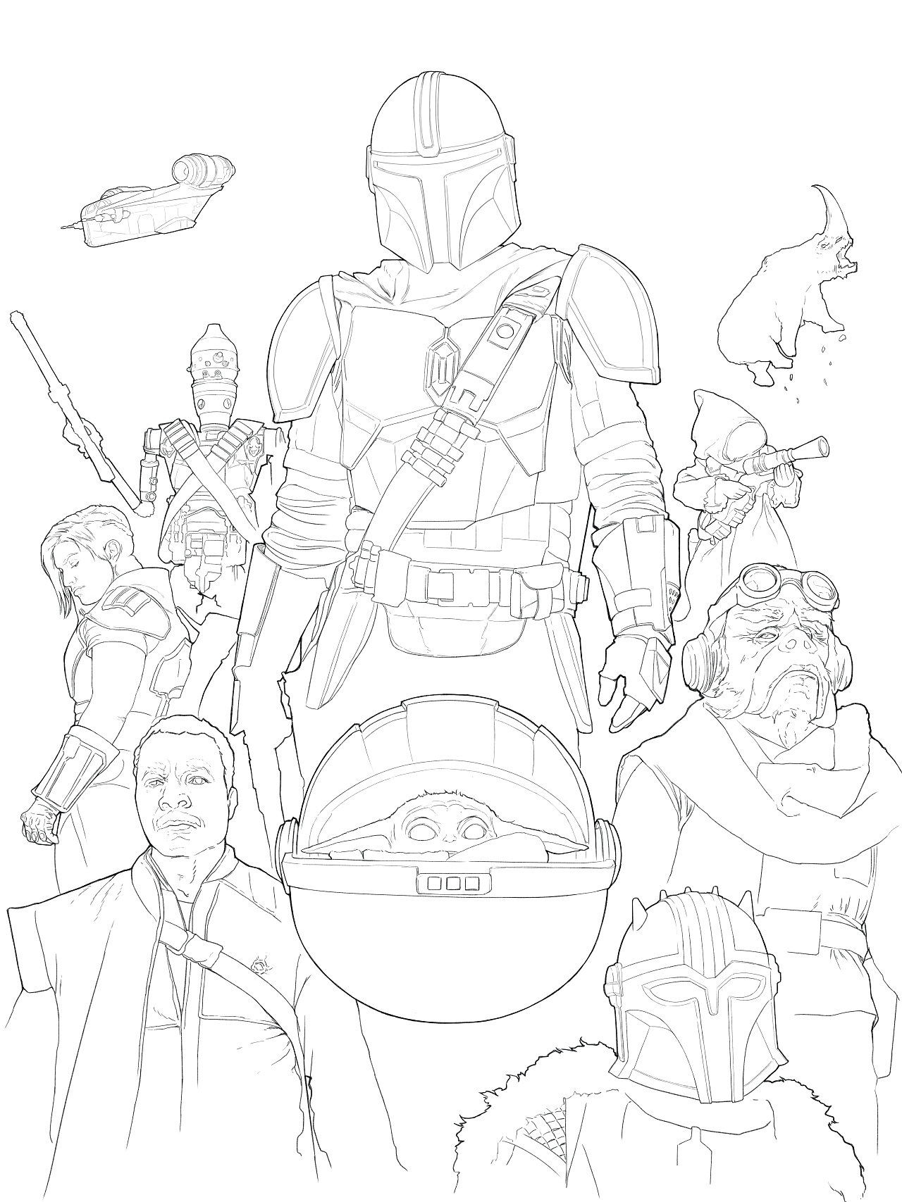 曼达洛人真香海报