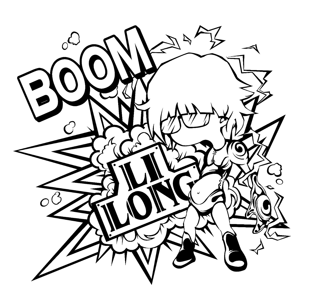 个人的t恤印花设计初稿