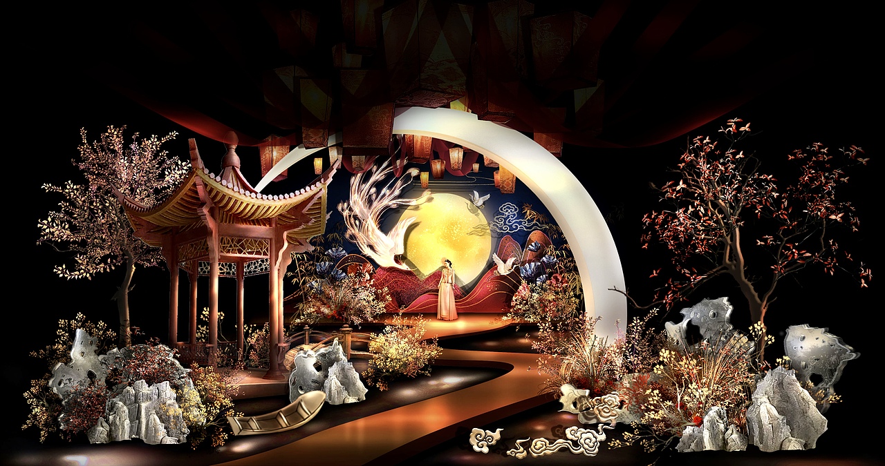 中式婚礼（图ZMjgyMTU4MDI4） - 展陈设计 - 站酷设计师Z16770498原创素材 - 站酷ZCOOL