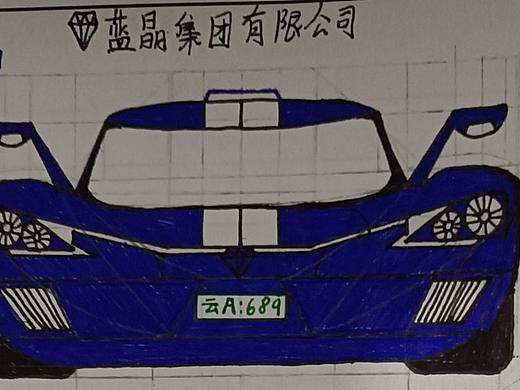 自创蓝晶跑车草图（个人主页-ZNjI3NDAyODg=） - 其他平面 - 站酷设计师蓝晶零原创素材 - 站酷ZCOOL