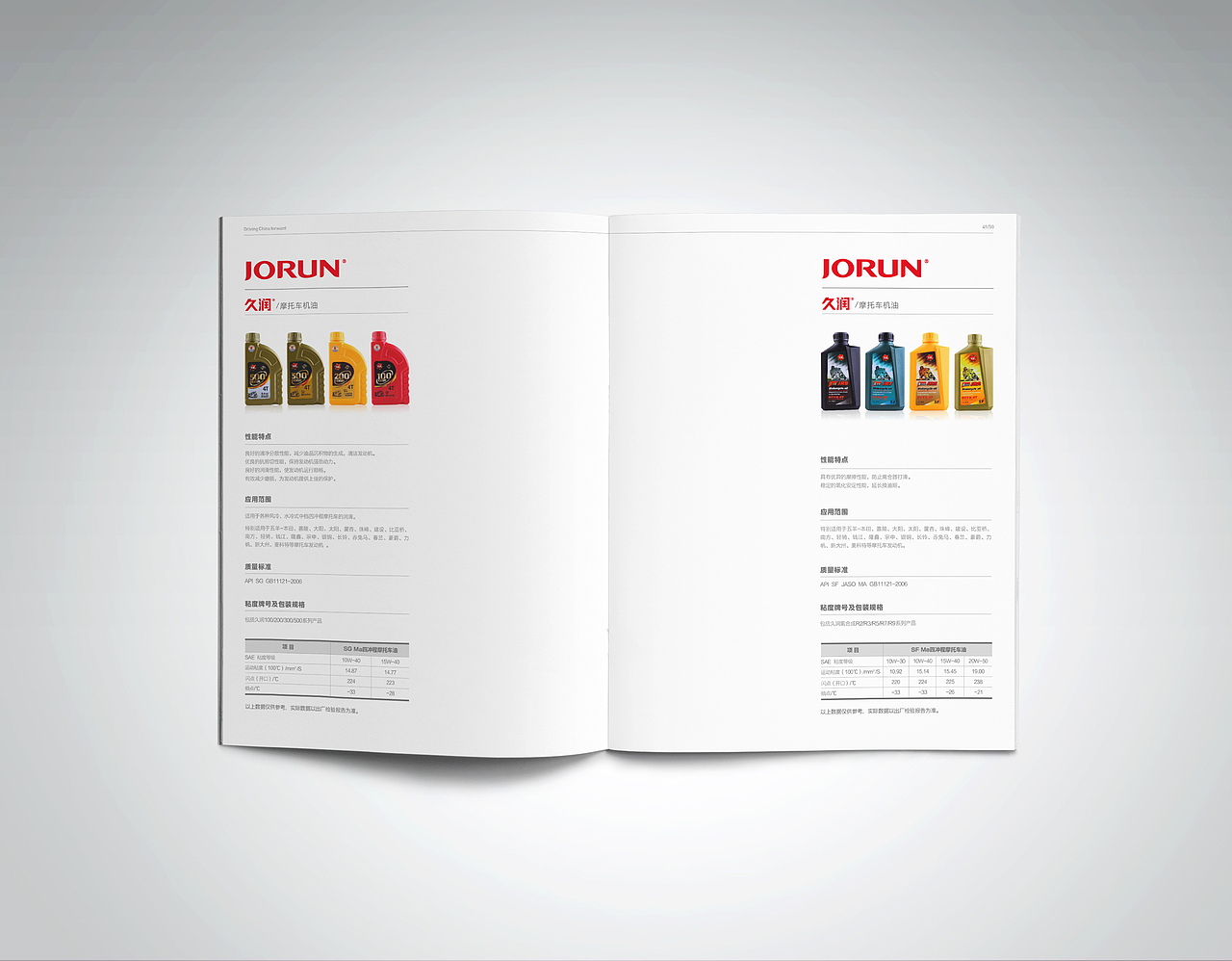 云顶创意:久润润滑油产品画册设计