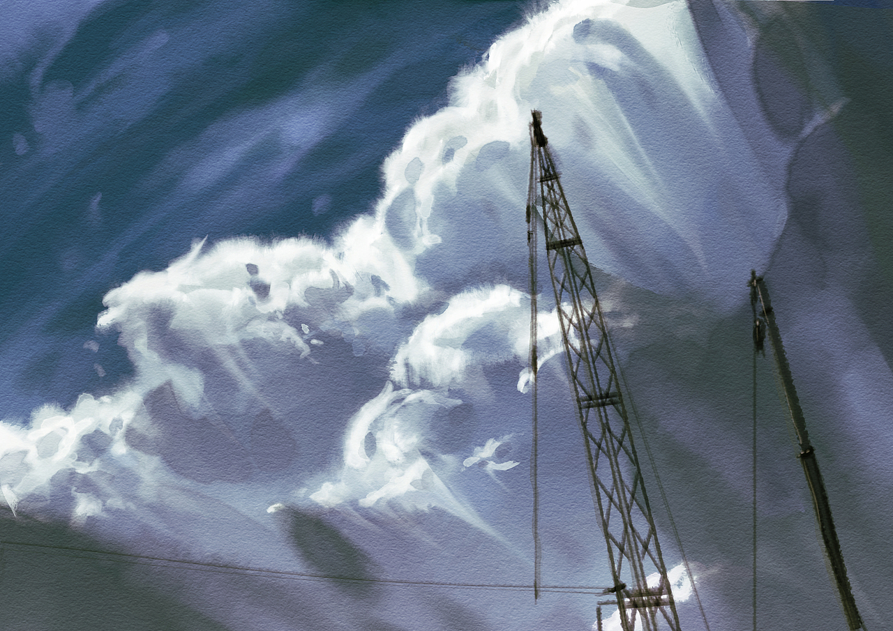 一组仿水彩练习