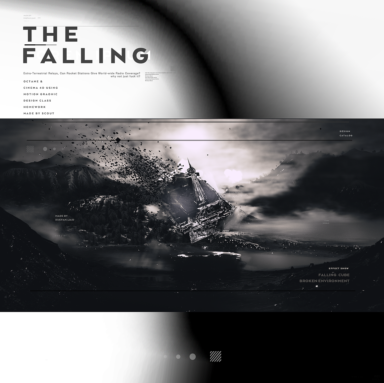 Falling Cube（图ZMTc2NzQ4NTk2） - 场景 - 站酷设计师HOMO_原创素材 - 站酷ZCOOL