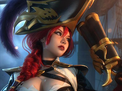 英雄联盟女枪厄运小姐COSPLAY正片LOL赏金·女船长