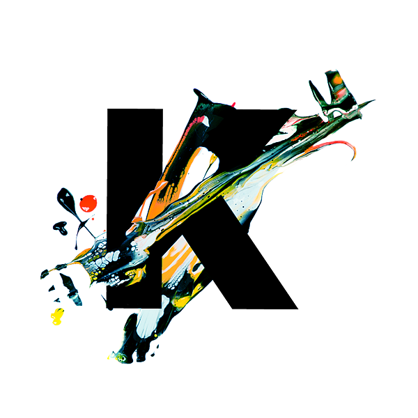 随意的艺术字母