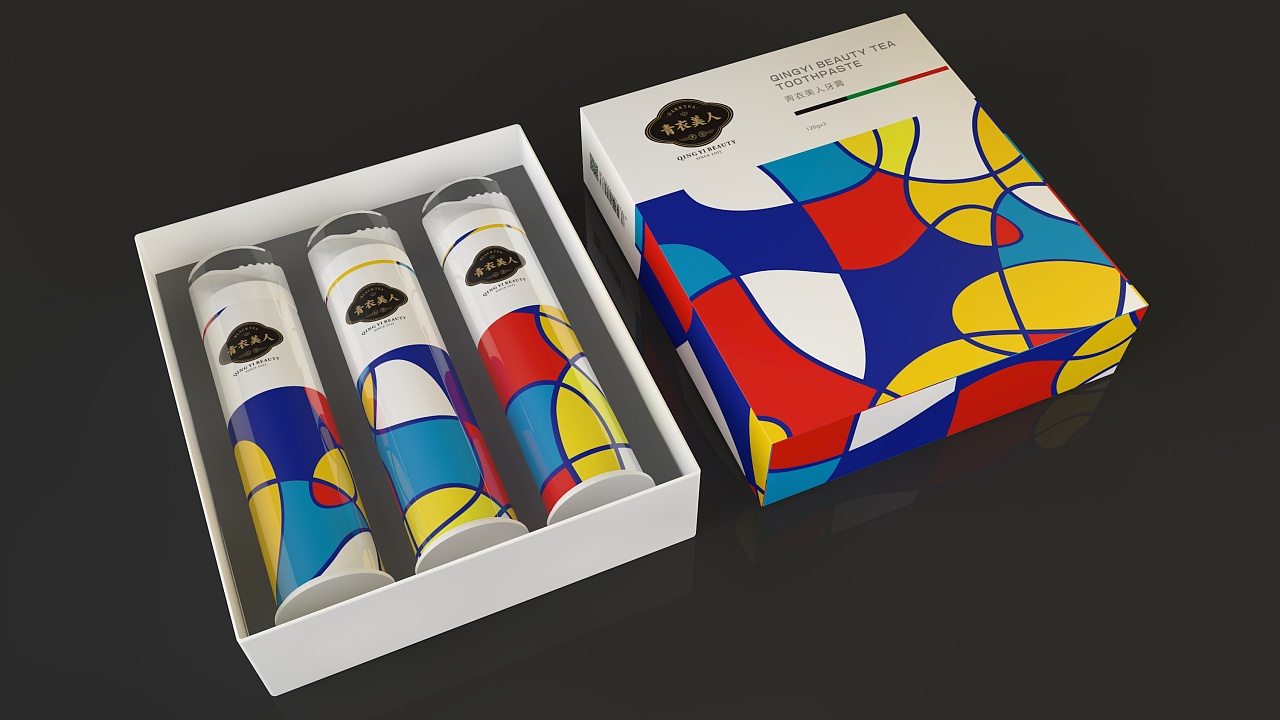 牙膏包装设计-青衣美人|工业/产品|生活用品|刘旭创意 - 原创作品