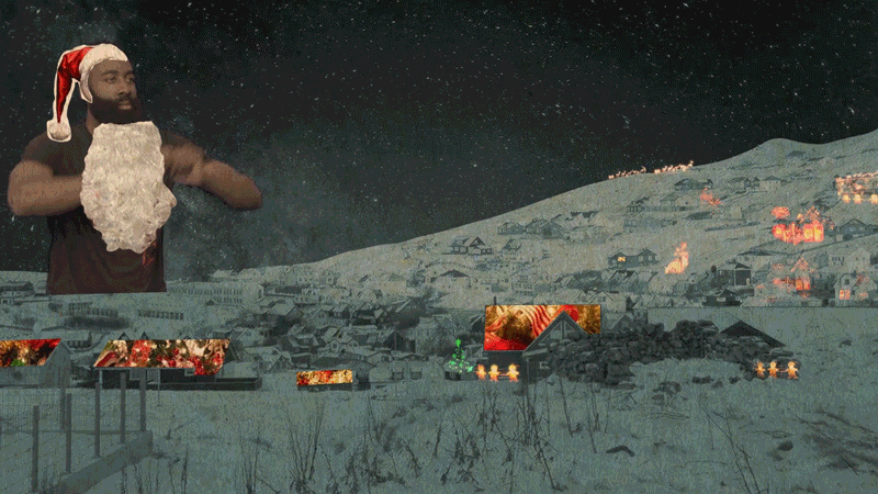 Merry Christams and happy everyday—James Harden