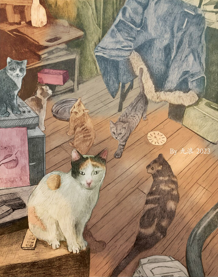 给一个外国主播画的救助小猫的绘本（图ZMzQwODMzMDgw） - 绘本 - 站酷设计师胖蛇CHER原创素材 - 站酷ZCOOL