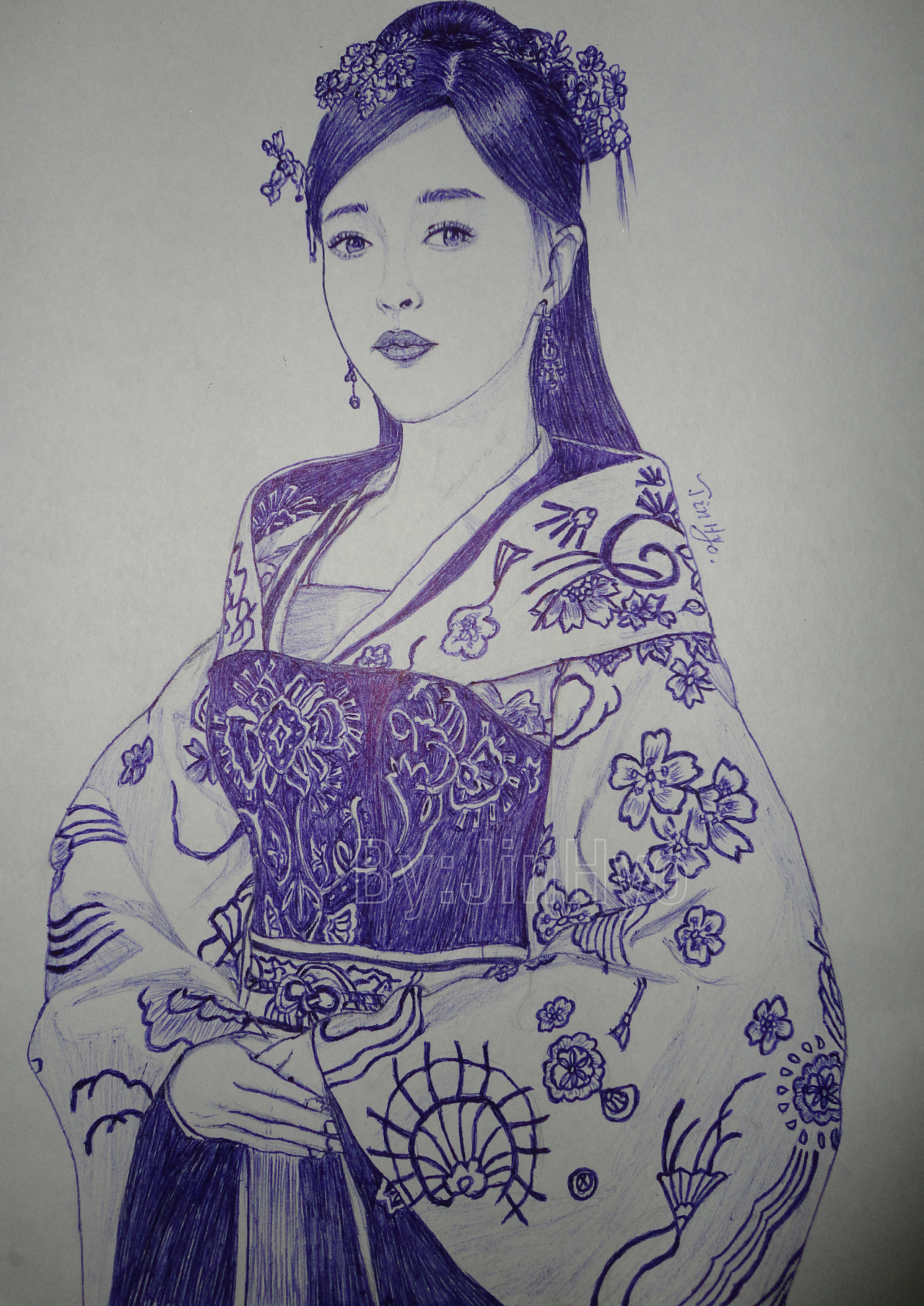 jinhyo圆珠笔手绘part08