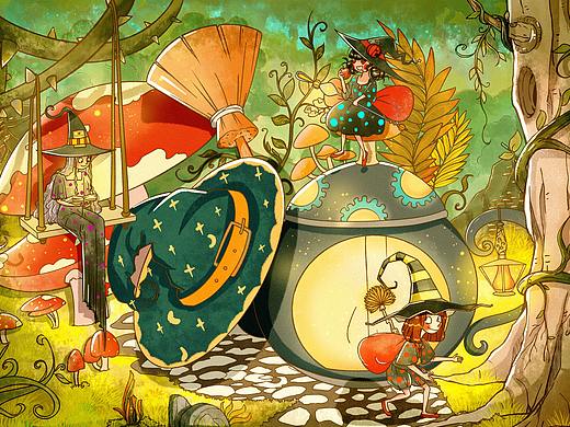 魔法少女（个人主页-ZMzkyODQ0NDg=） - 创作习作 - 站酷设计师奈奈颓原创素材 - 站酷ZCOOL