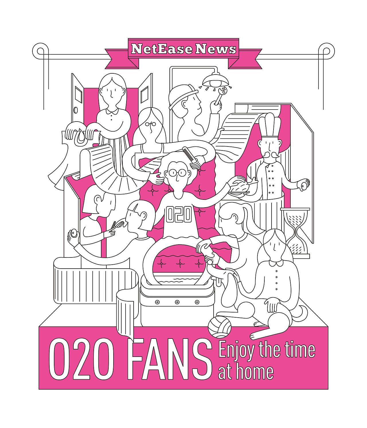 戛纳创意节网易传媒专场《解码中国态度族群》视觉设计