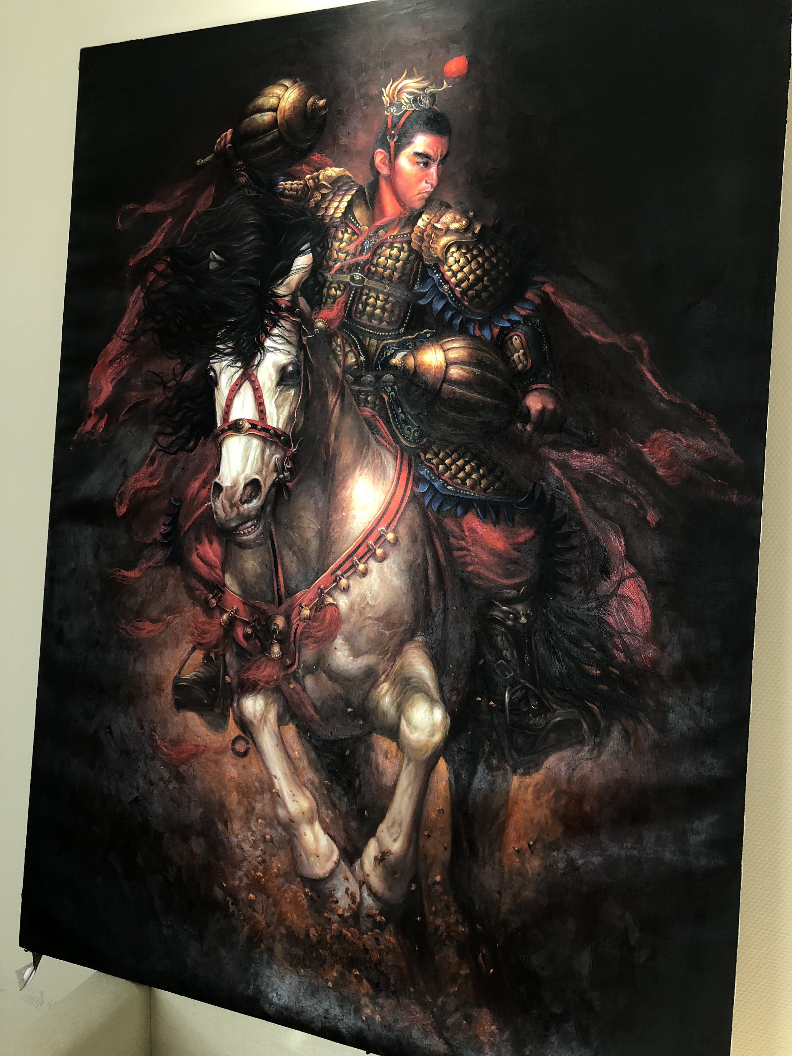 油画习作—《岳云》150x110cm