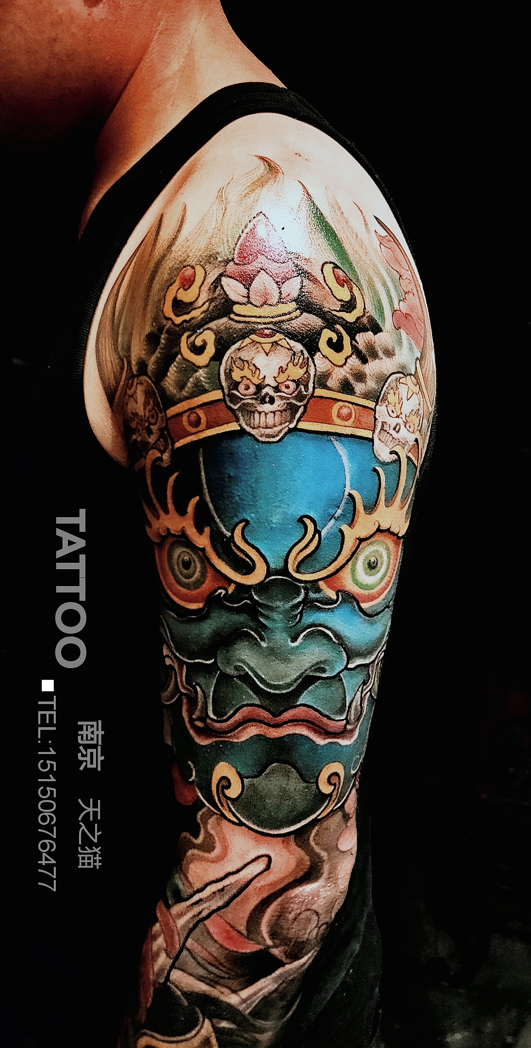 花臂重彩大黑天