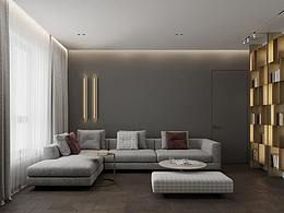 沈陽北軒裝飾-匯智尚都80平效果圖