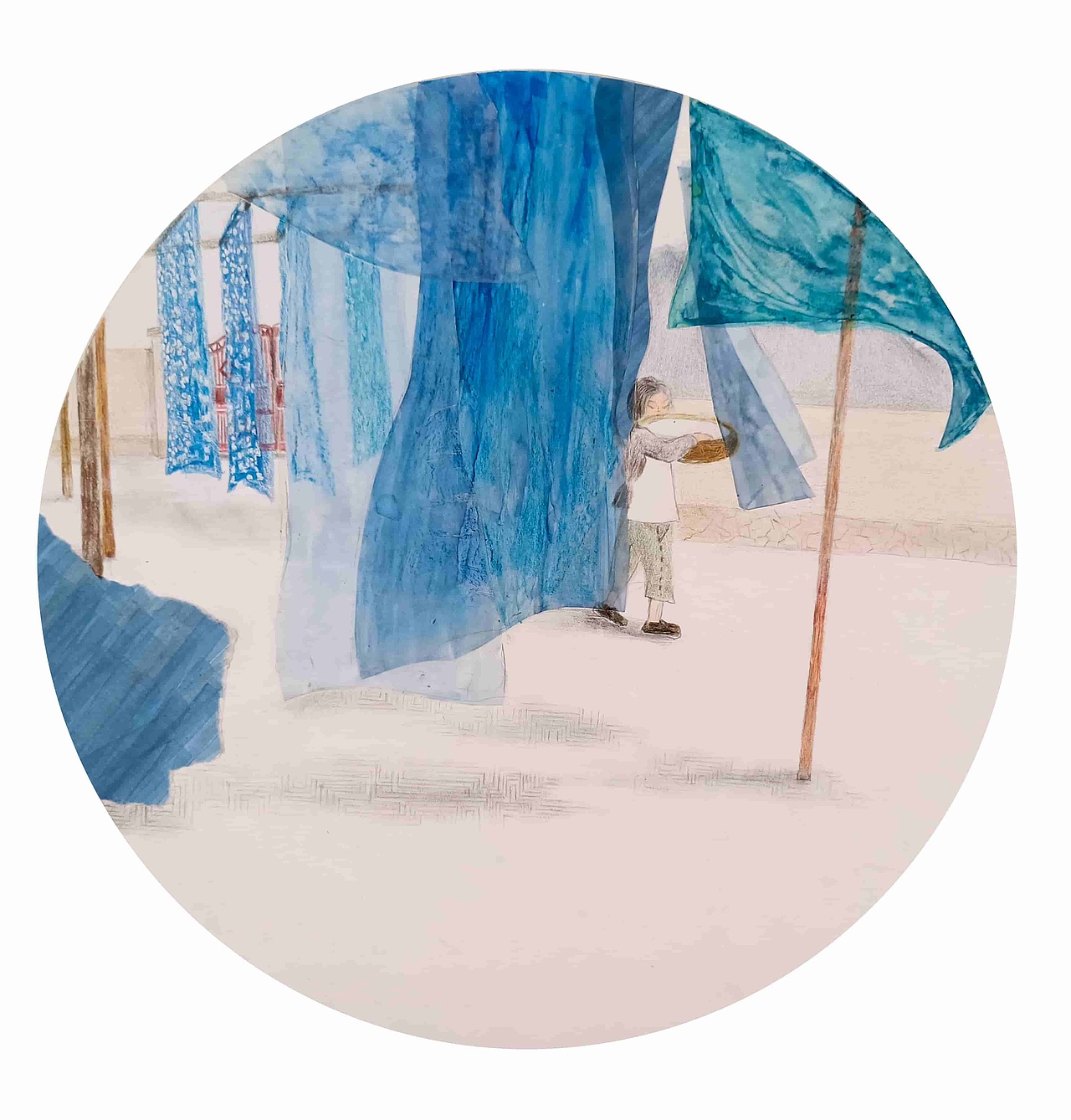 #2020青春答卷#《我与蓝印花布的邂逅》