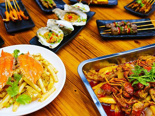 摄影-美食-海鲜烧烤龙虾