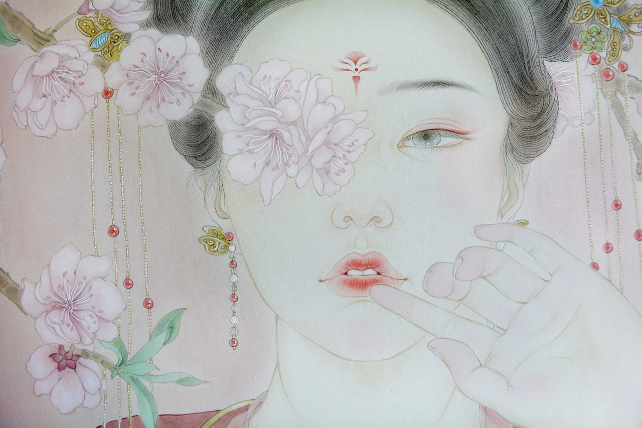 桃夭（图ZMTE1NjE2ODUy） - 绘画 - 站酷设计师ruby可可原创素材 - 站酷ZCOOL