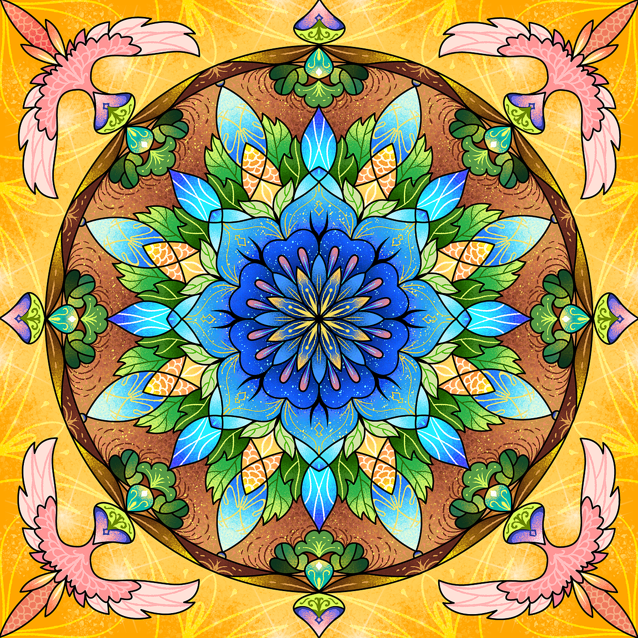 数字填画-曼陀罗系列