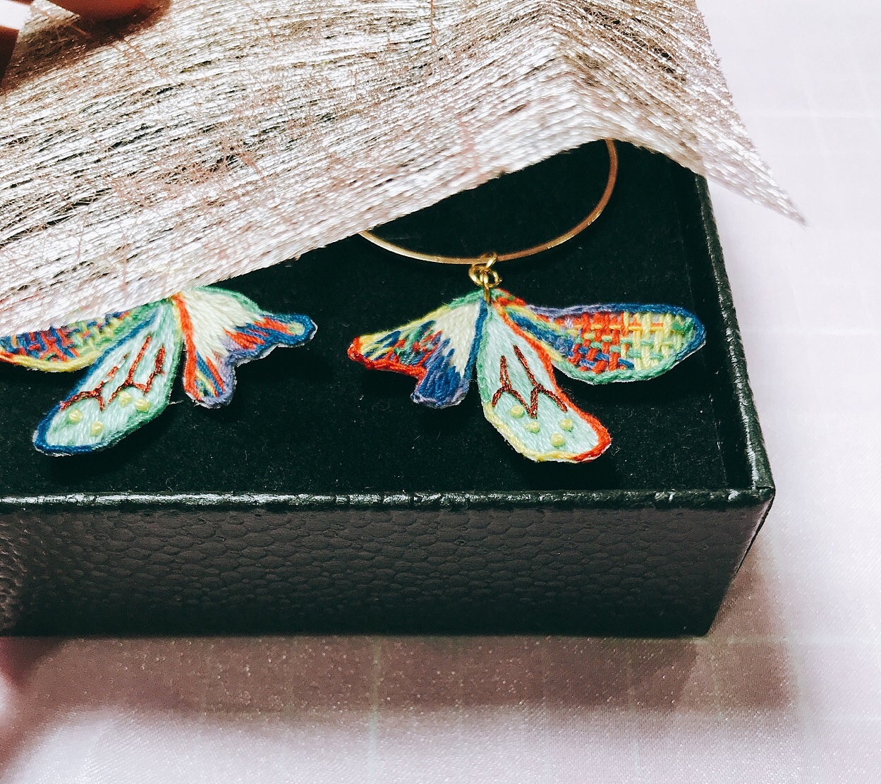 轻量化耳饰-編織刺繡（图ZMTI0NDgxMzYw） - 首饰设计 - 站酷设计师劉阿冰原创素材 - 站酷ZCOOL