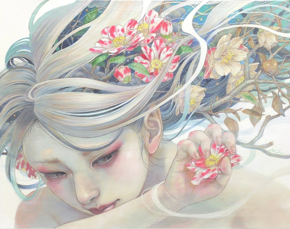 日本画家平野美保的插画（图ZNTczMzUzMTY=） - 艺术插画 - 站酷设计师Mr周先生原创素材 - 站酷ZCOOL