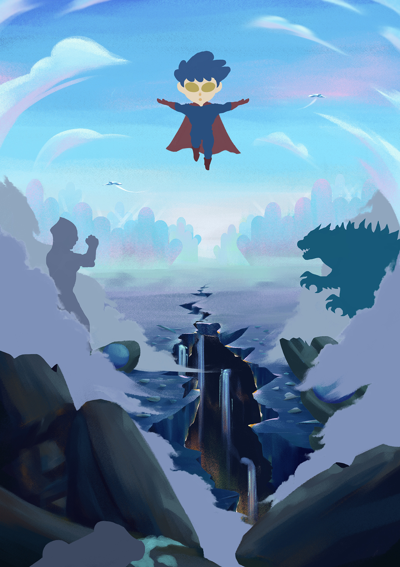 迪迦奥特曼主题插画