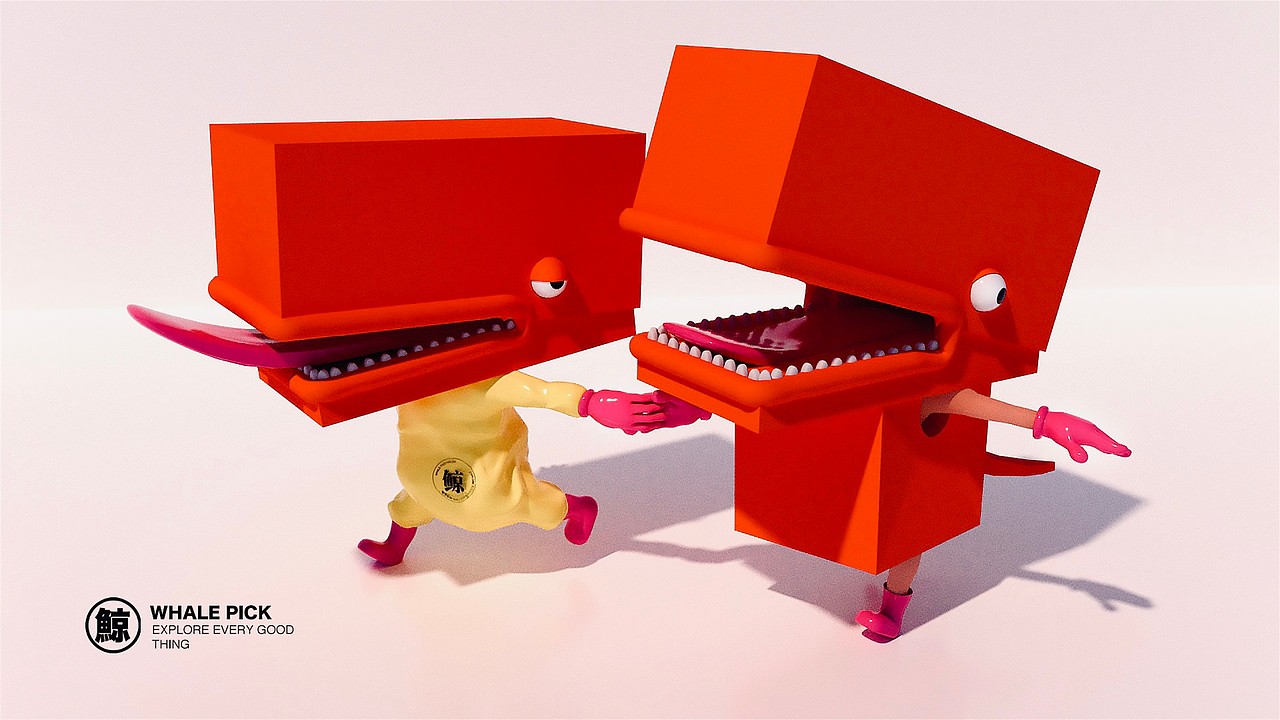 WHALE PICK —— 原创 IP 形象设计