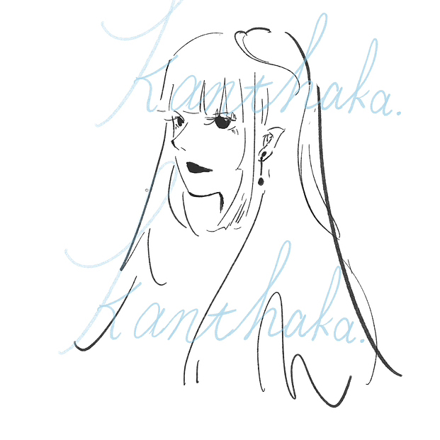 线描漫画风头像可定制（图ZMzY5MjMzNDAw） - 艺术插画 - 站酷设计师kanthaka丿原创素材 - 站酷ZCOOL