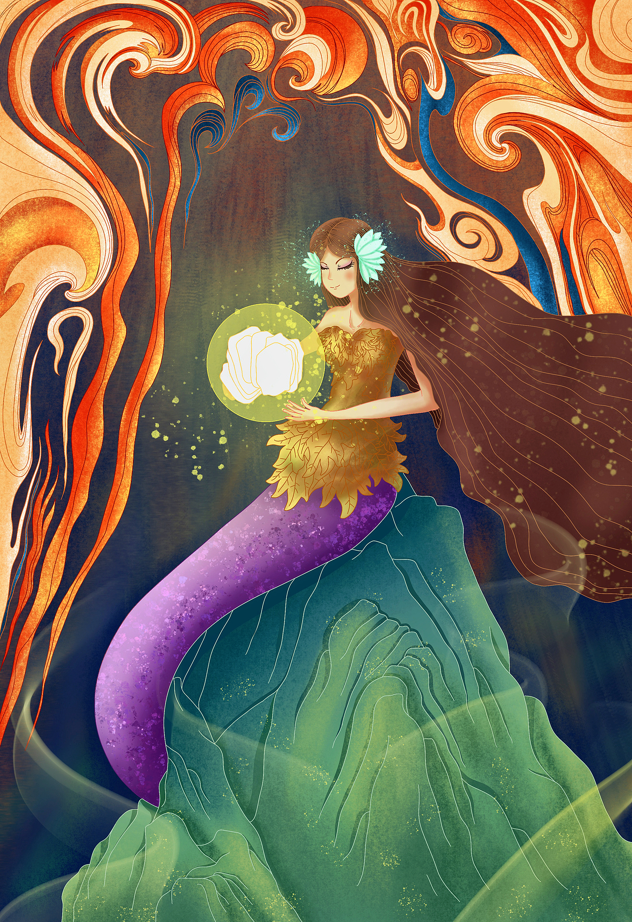 国潮插画—古期神话传说（图ZMjg3ODY5MTg4） - 商业插画 - 站酷设计师庆钰原创素材 - 站酷ZCOOL