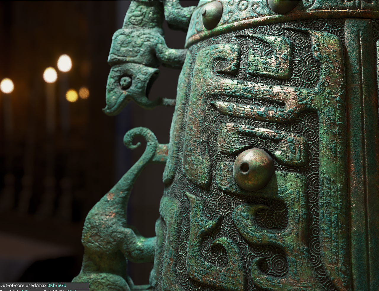 银联Campaign # 青铜器（图ZMjg1NTI0ODM2） - 其他三维 - 站酷设计师坏屁股原创素材 - 站酷ZCOOL