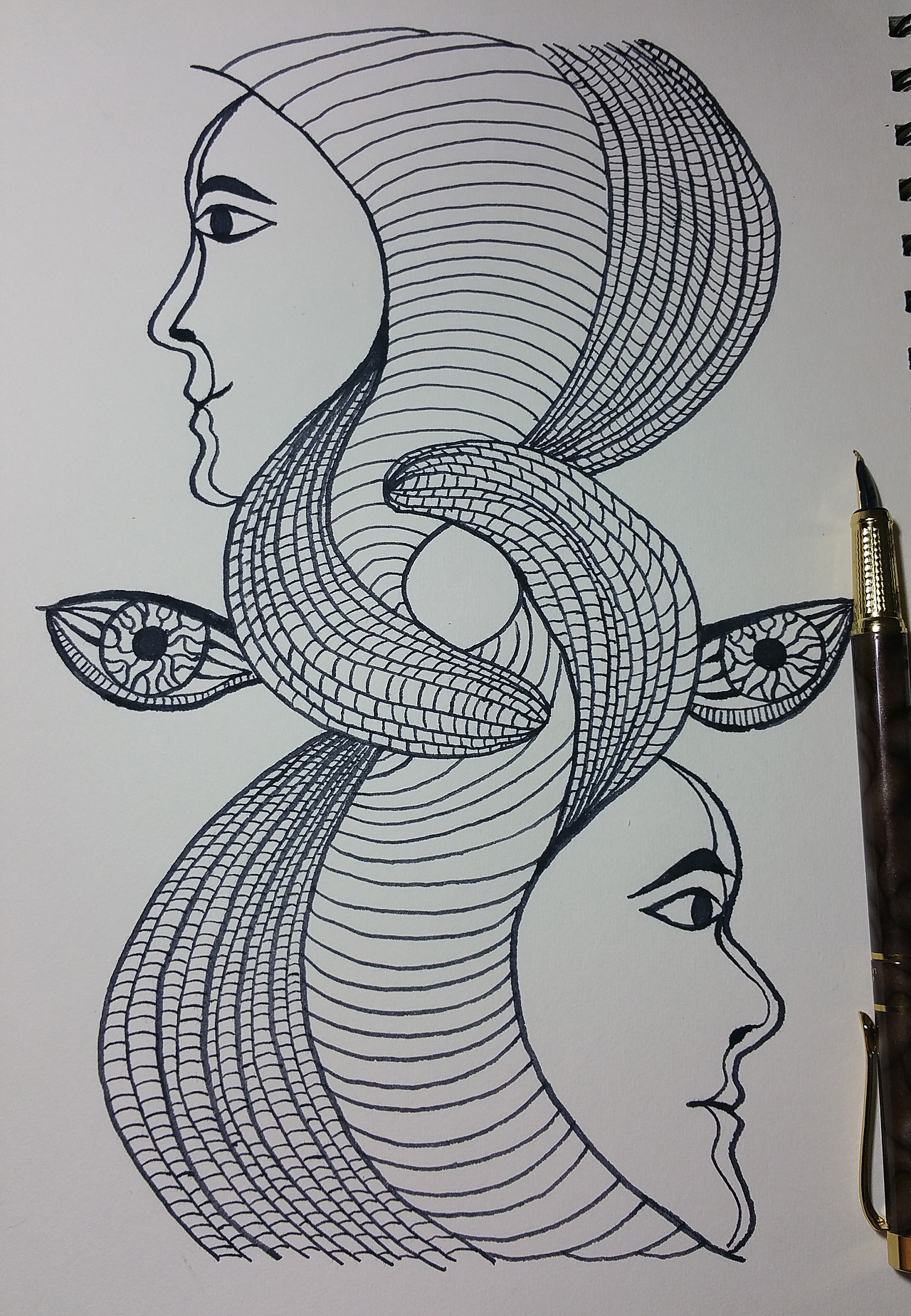 阿修罗-扭曲|插画|商业插画|mikeyy_原创作品-站酷zcool