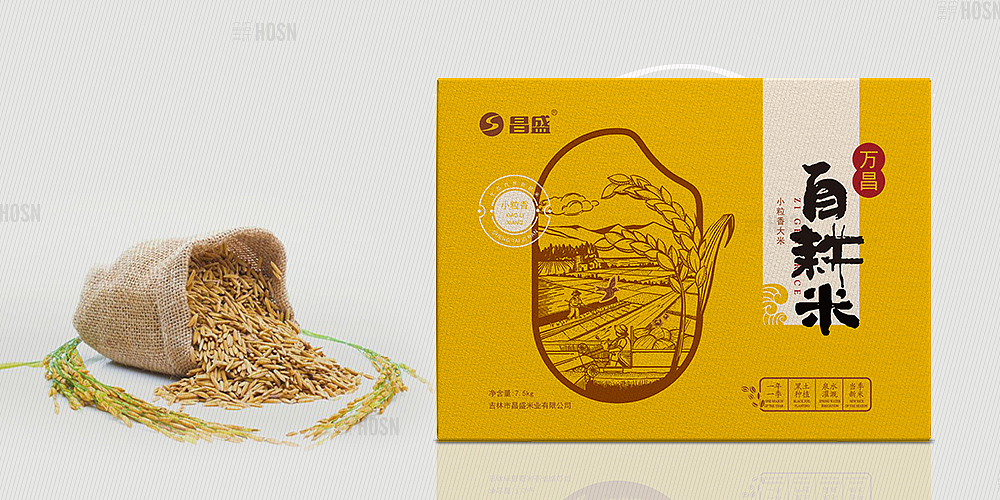 自耕米包装设计（图ZMjcxMjc4MjY4） - 包装 - 站酷设计师HOSN合声设计原创素材 - 站酷ZCOOL