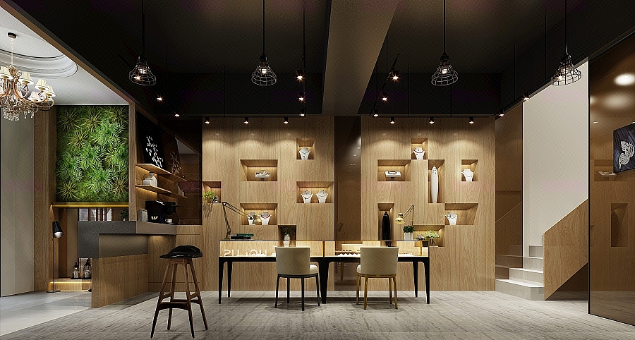 《天鹅珠宝定制》-成都珠宝店设计丨成都珠宝店装修（图ZOTc4NzM0NTY=） - 家装设计 - 站酷设计师成都珠宝店设计丨原创素材 - 站酷ZCOOL