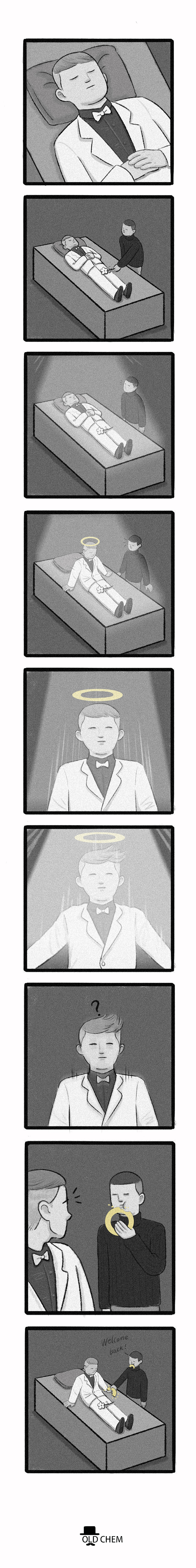 welcome back👼（图ZMjM1MDY3MzIw） - 商业插画 - 站酷设计师OldChem原创素材 - 站酷ZCOOL