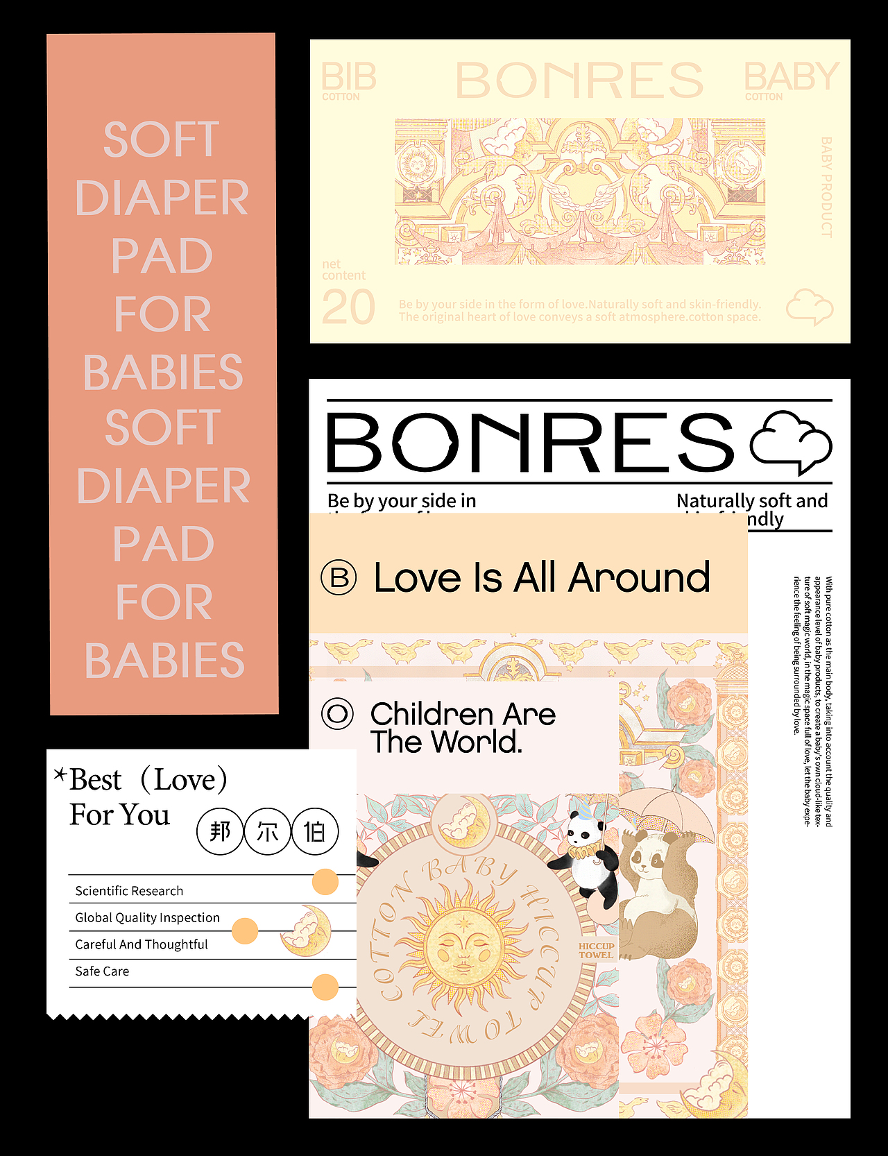 《BONRES邦尔伯》品牌设计——以爱的形态陪伴在身边