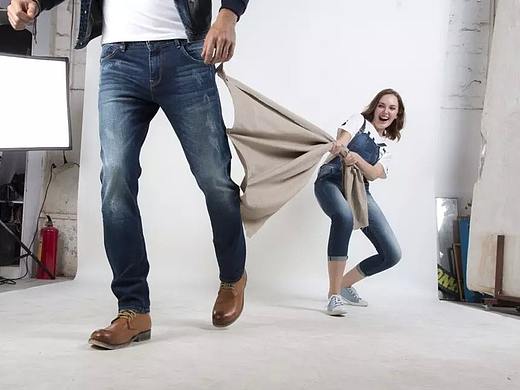 牛仔裤拍摄花絮