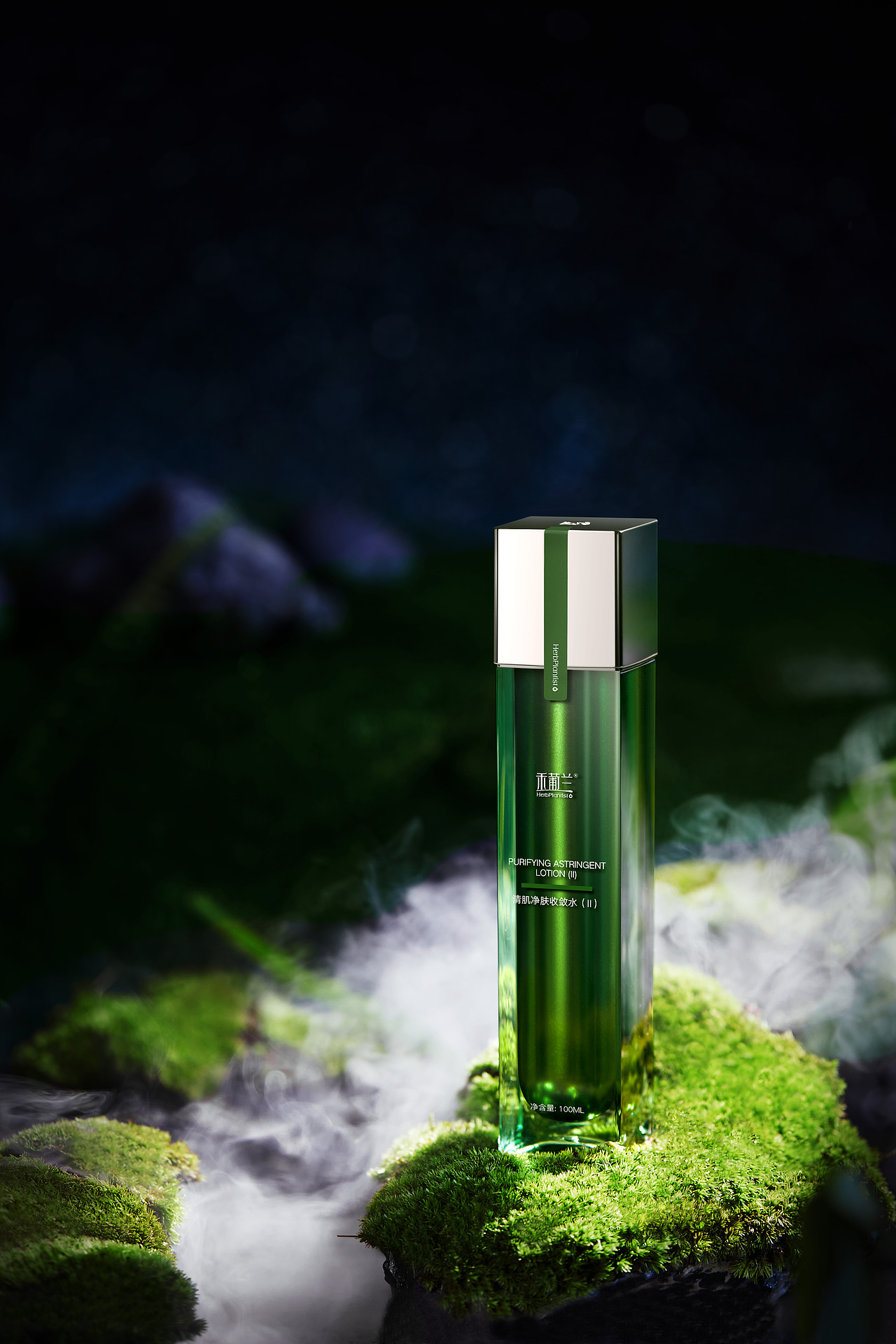 护肤品拍摄-绿植场景