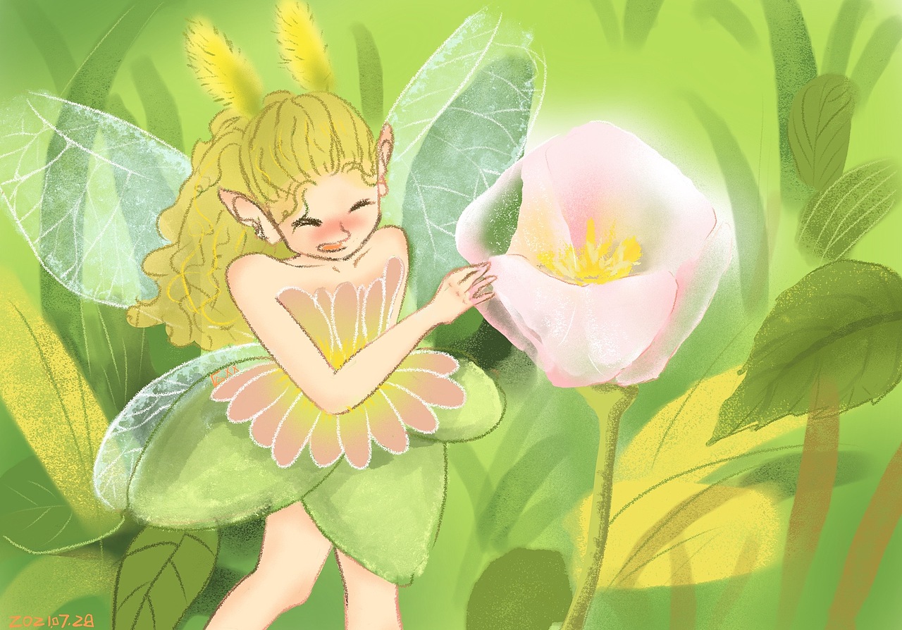 狗尾巴花变身小精灵