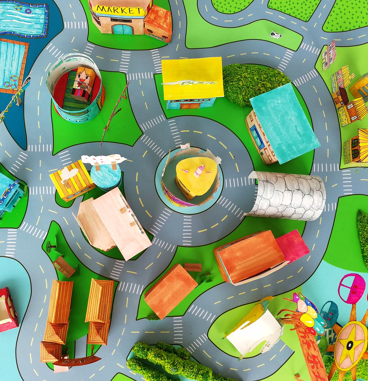 小城市交通玩具