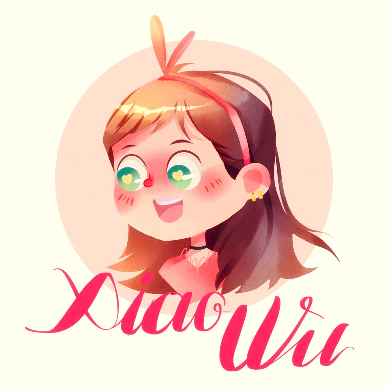 #儿童插画 近期商业头像小色稿总结