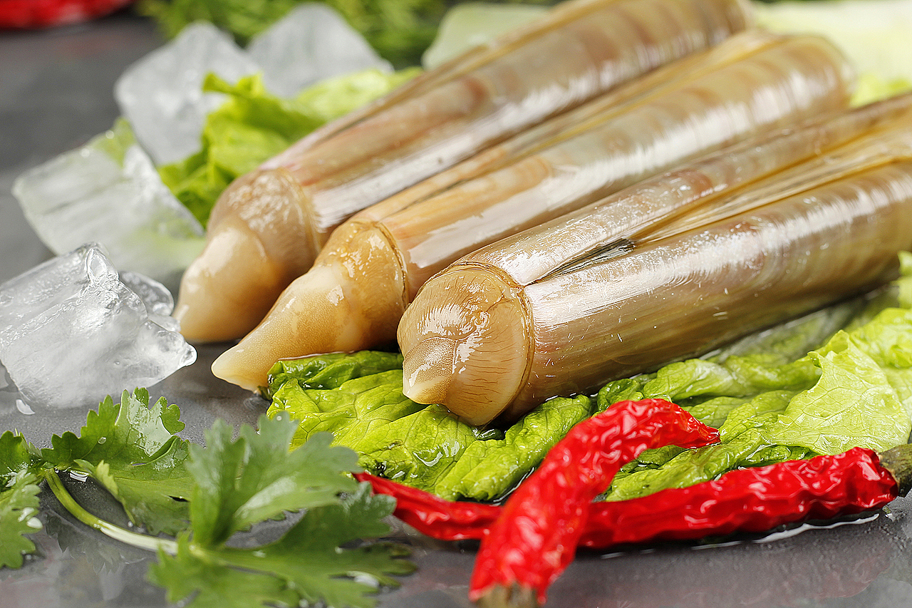 竹蛏子丨吃过的同事说客户发来的特别肥大