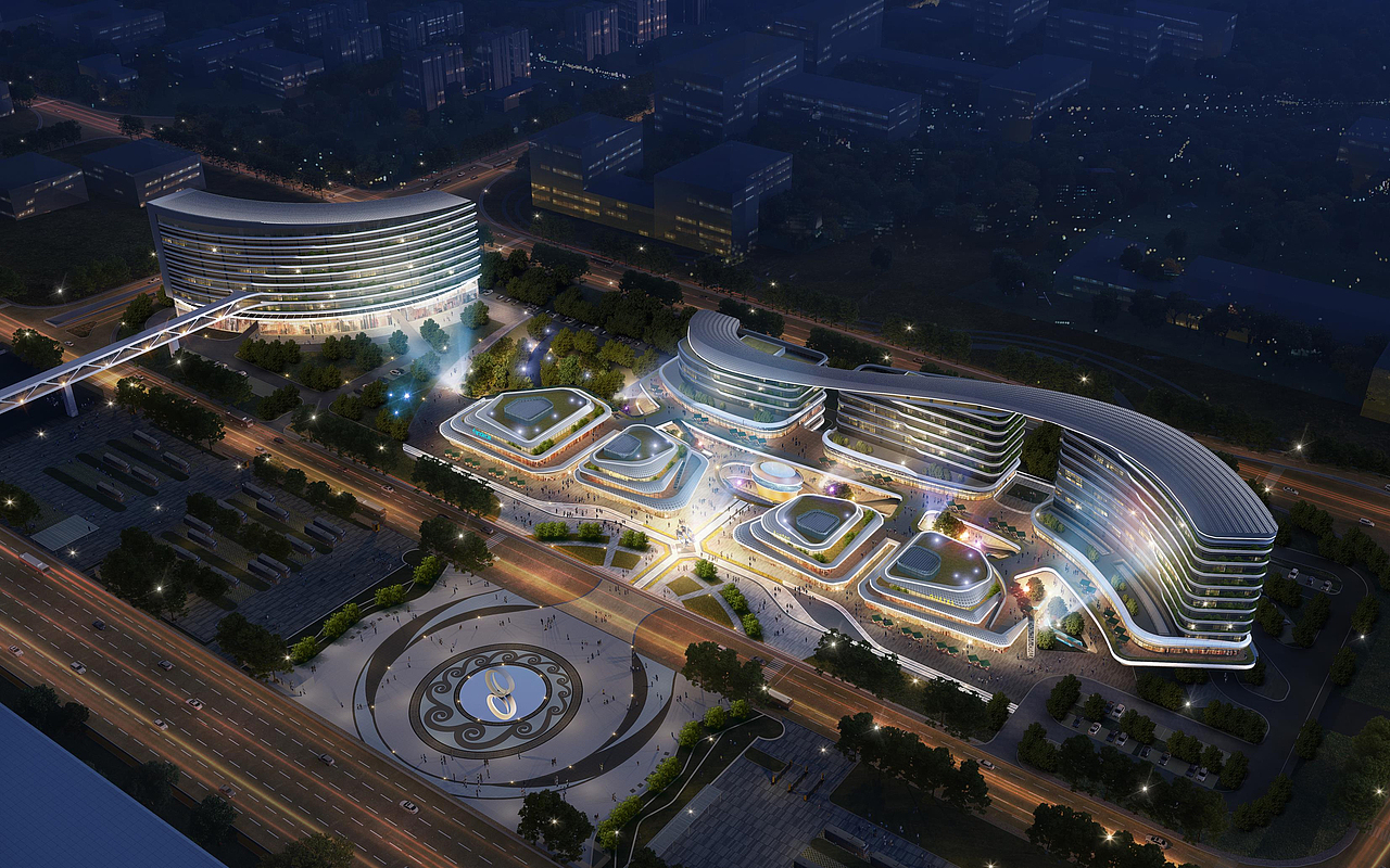 某机场夜景亮化效果图（图ZMjU2ODk4MTQw） - 其他平面 - 站酷设计师拾光小妹原创素材 - 站酷ZCOOL