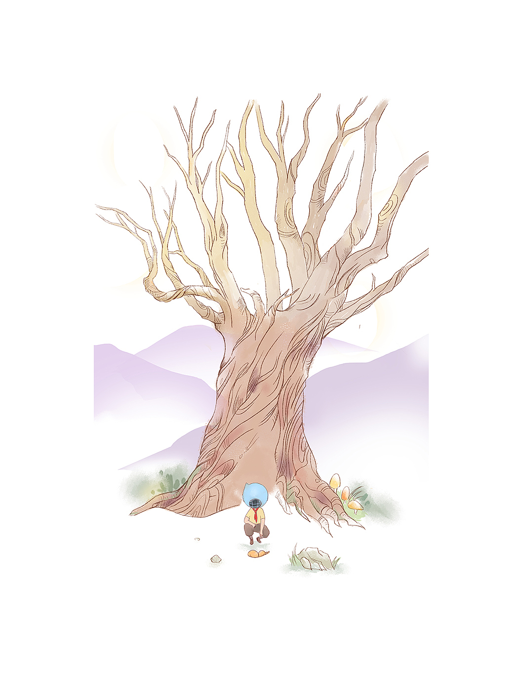 毕业设计/《透明人》绘本（图ZODA4NDMyMDg=） - 商业插画 - 站酷设计师寸铁原创素材 - 站酷ZCOOL