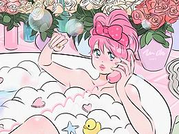 pink girl