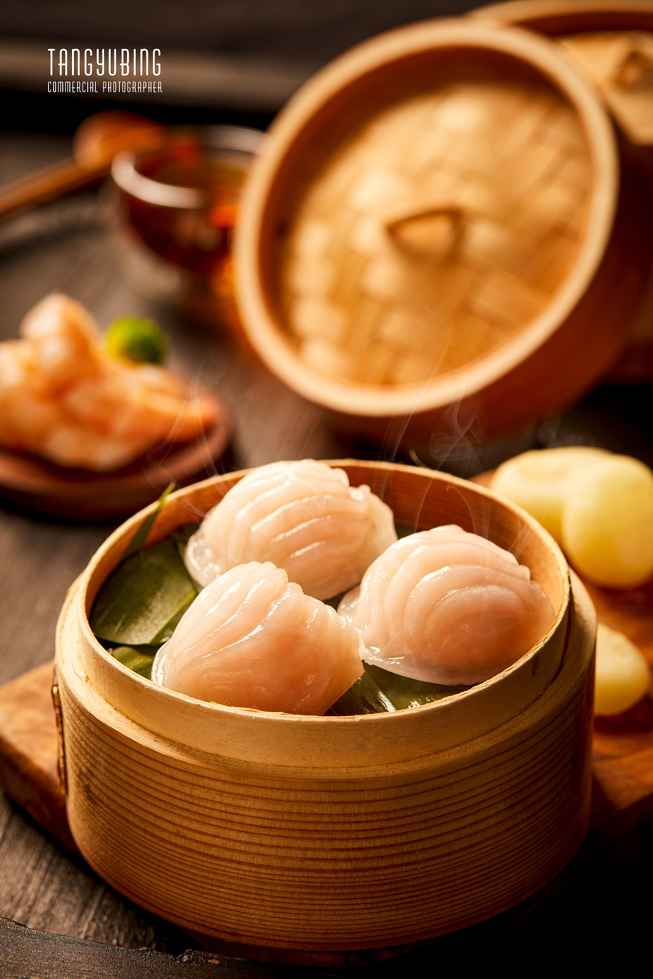 美食摄影—粤式点心虾饺皇