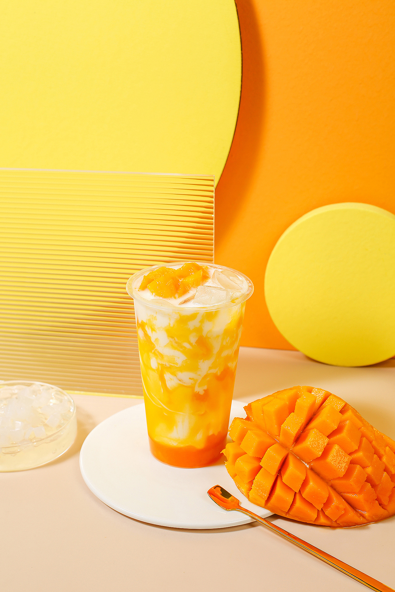 饮料饮品奶盖茶柠檬茶拍摄摄影